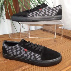 NWT Ecko Unltd. "Steven" Black Mono Checkerboard Sneakers Size 8.5